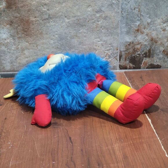 Vintage Rainbow Brite Champ Sprite Plushie Buddy Blue 1983 - Picture 11 of 12
